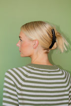 Earthy Toned Curved Claw Clip
