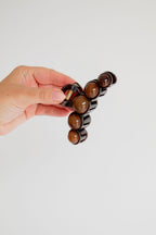 Walnut Claw Clip