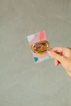 Metal Oval Barrette