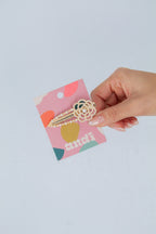 Gardenia Pearl Clip