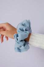 Powder Blue Jumbo Scrunchie