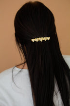 Gold Heart Barrette