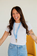 Blue Skies Lanyard