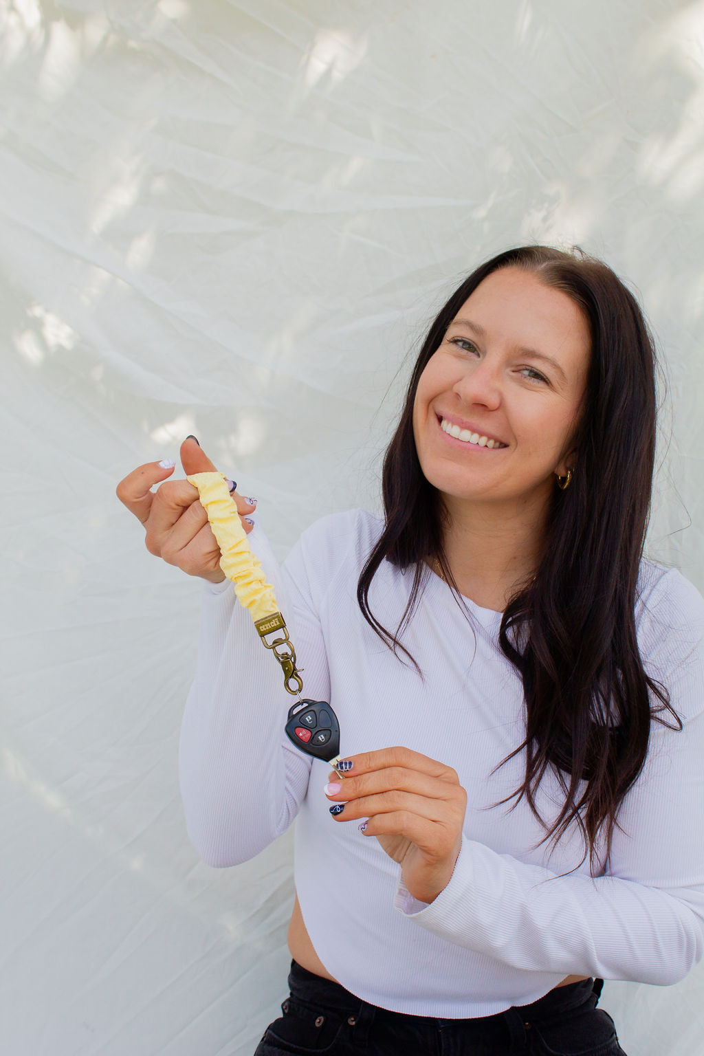 Andi x Katie Lynn Butter Yellow Keychain