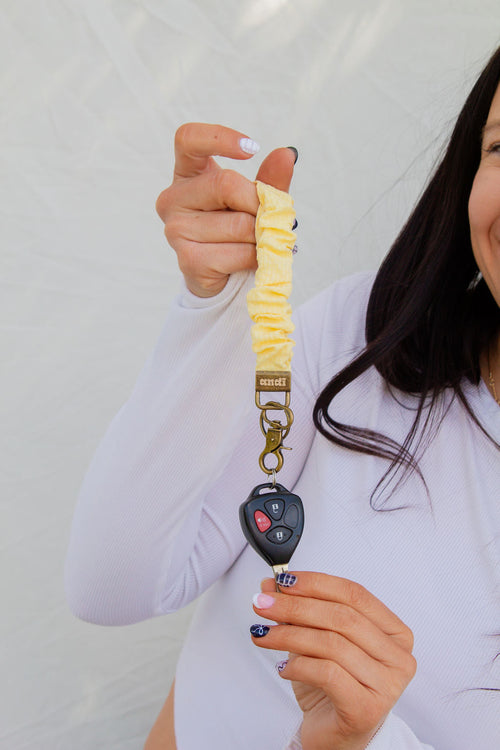 Andi x Katie Lynn Butter Yellow Keychain