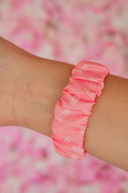 Pink Fresh Page Scrunchie Watch Band