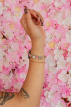Silver Charm Watch Band