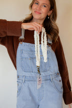 Cream Dottie Lanyard