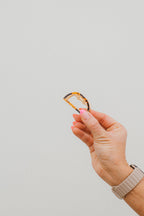 Tortoise Halfmoon Claw Clip