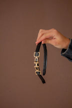 Chained Gold & Black Headband