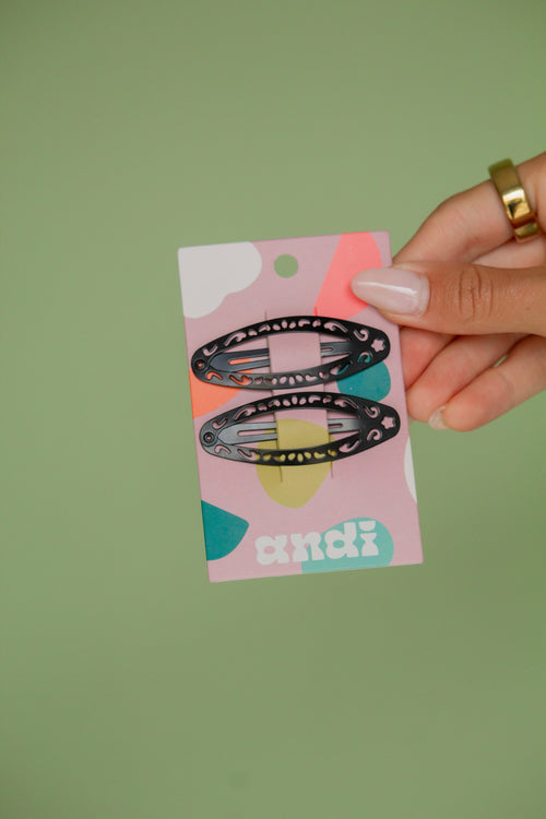 Detailed Snap Clips 2-pack