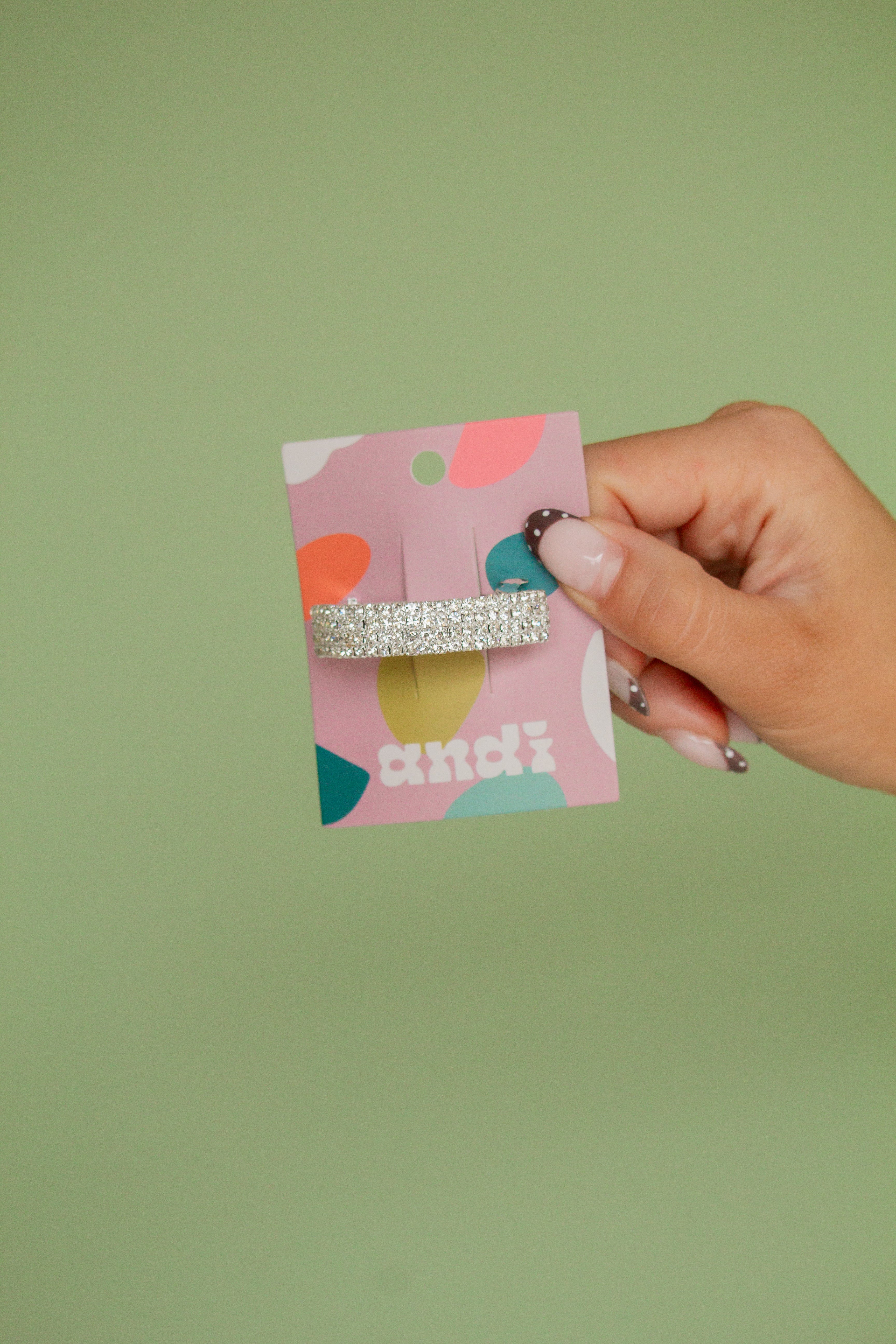 Rhinestone Ponytail Cuff