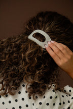 Circle Cutout Flat Claw Clip
