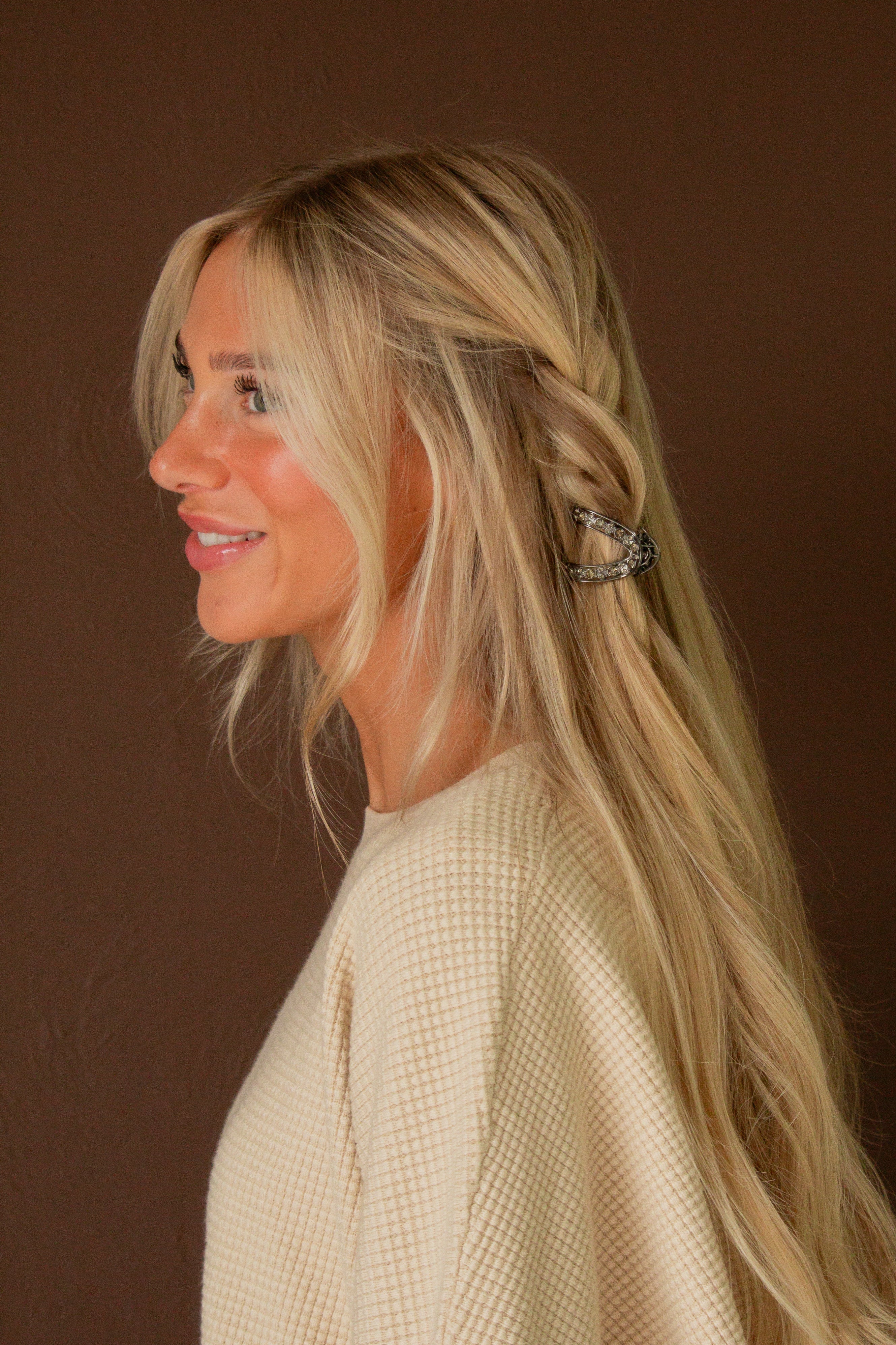 Gunmetal Claw Clip