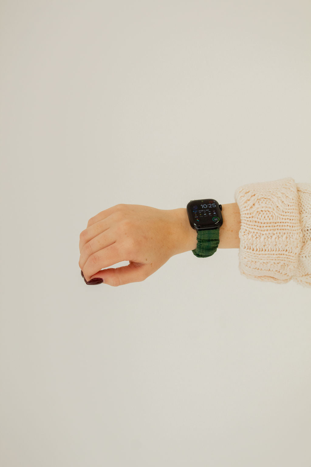Forest Green Textured Apple Watch Band