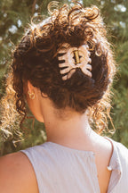 Creamy Latte Claw Clip