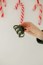 Dark Green Octopus Claw Clip