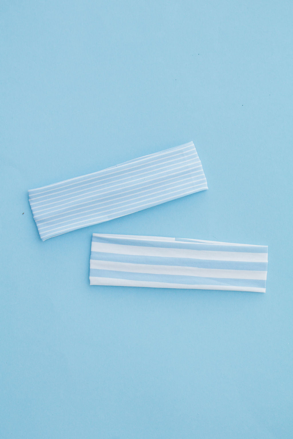 Blue Stripes Stretchy Headband