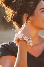 Fall Floral Oversized Scrunchie