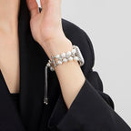 Pearl adorned Rhinestone Watch Band for Apple Watch