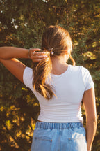 Skinny Ponytail Claw Clip