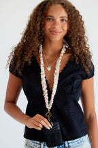 For The Teacher's Gingham Lanyard
