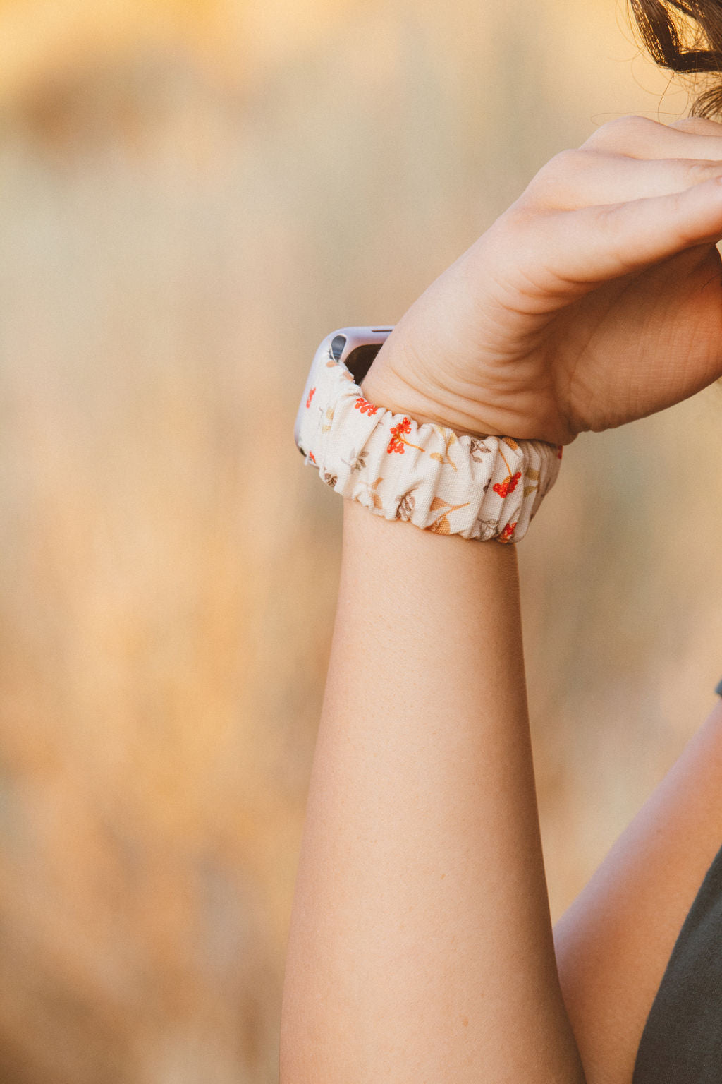 Fall Floral Watch Band