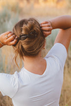 Infinity Bow Chignon Pin