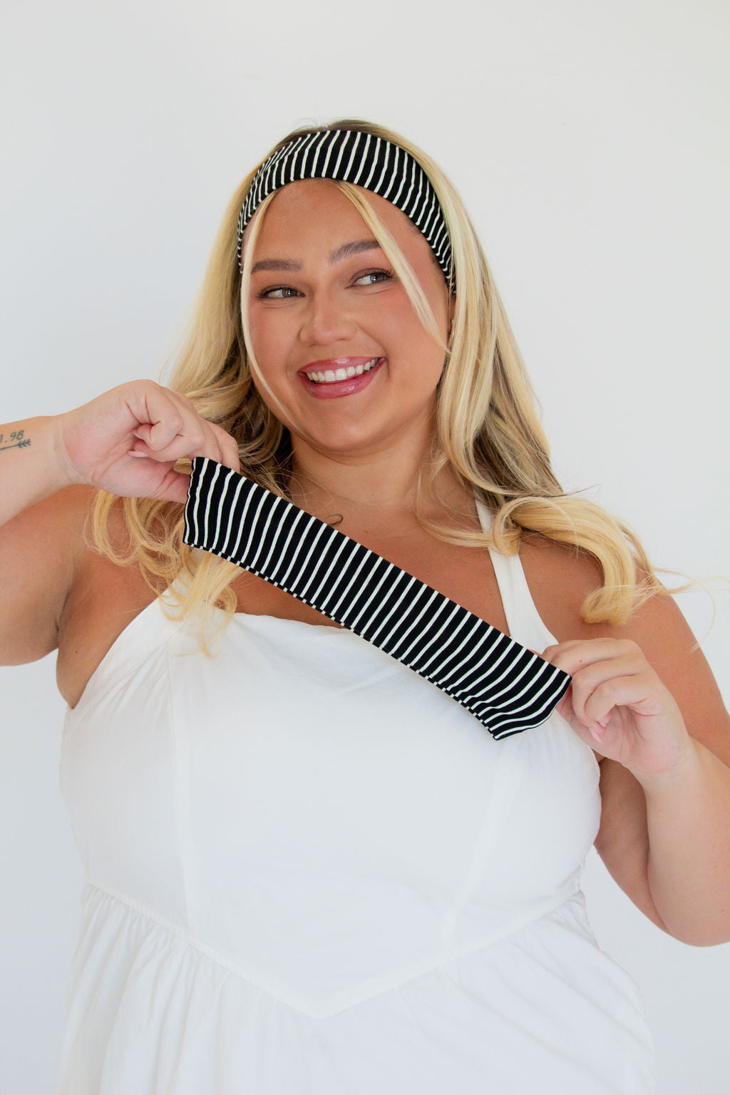Soft Striped Stretchy Headband