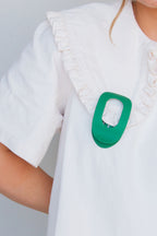 Circle Cutout Flat Claw Clip