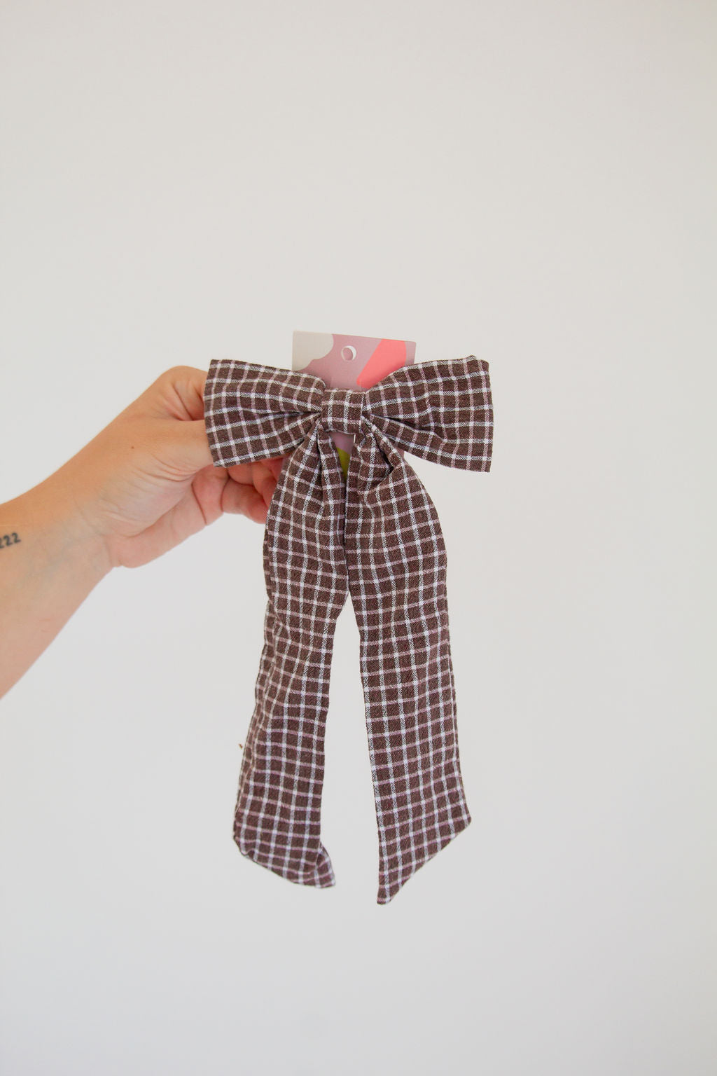 Highland Gingham Bow Barrette