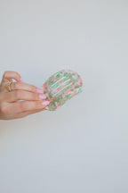 Acetate Circle Cutout Flat Claw Clips