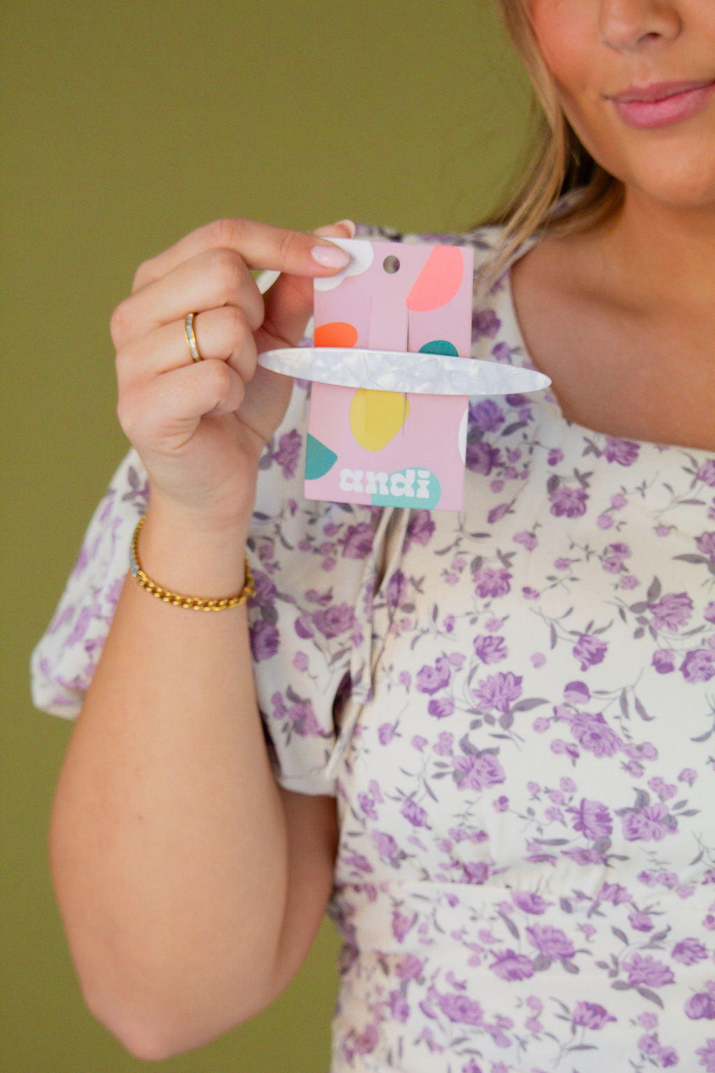 Oblong Oval Barrette