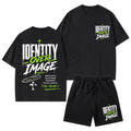 Identity Over Image Christian Washed T-Shirt & Shorts