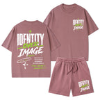 Identity Over Image Christian Washed T-Shirt & Shorts