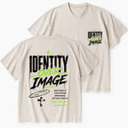 Identity Over Image Christian Washed V-Neck T-Shirt