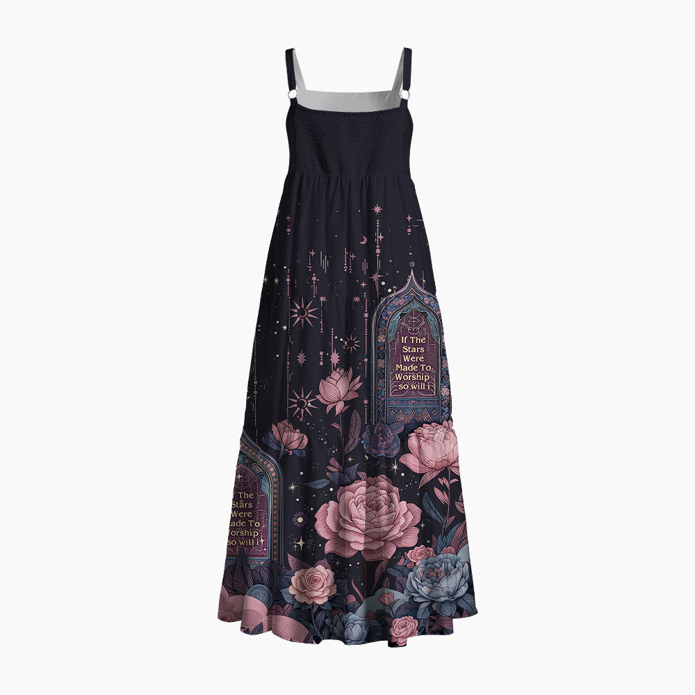 If The Star Made To Worship So Will I Christian Maxi Dress