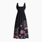 If The Stars Made To Worship Chrisitan Tie Shoulder Maxi Dress