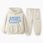 If The Stars Were Made To Worship So Will I Christian Kid Fleece Hoodie Set