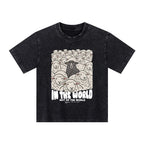 In The World Not Of The World Kid Washed T-Shirt
