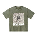 In The World Not Of The World Kid Washed T-Shirt