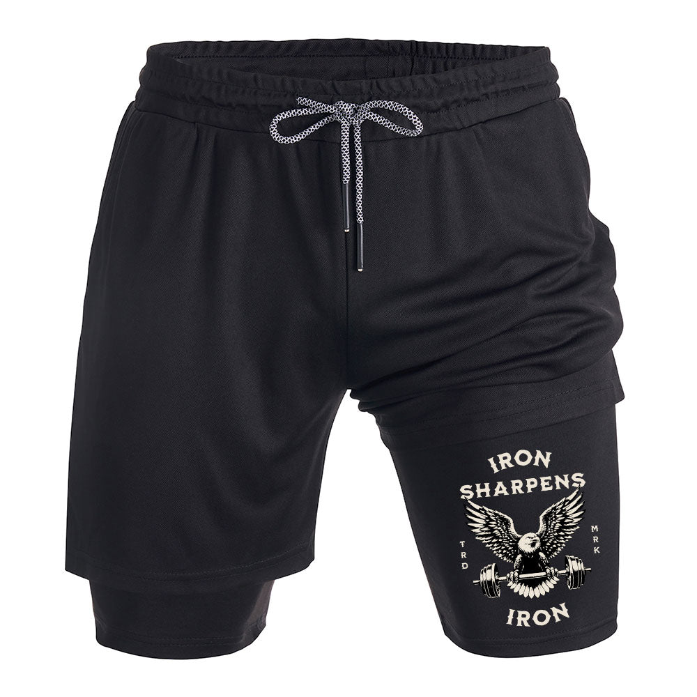 Iron Sharpens Christian Performance Shorts