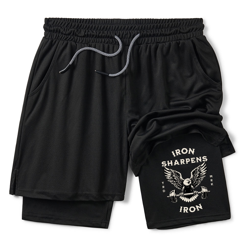 Iron Sharpens Christian Performance Shorts