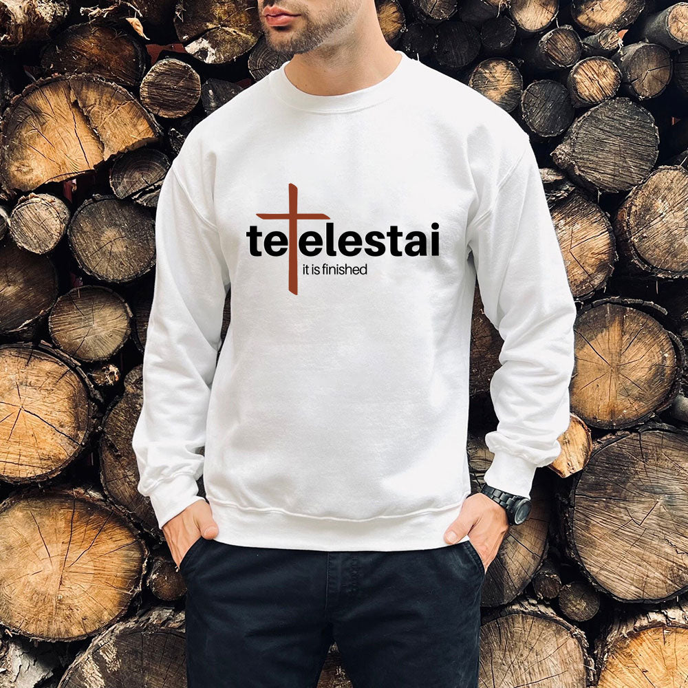 It Is Finished Christian Sweatshirt