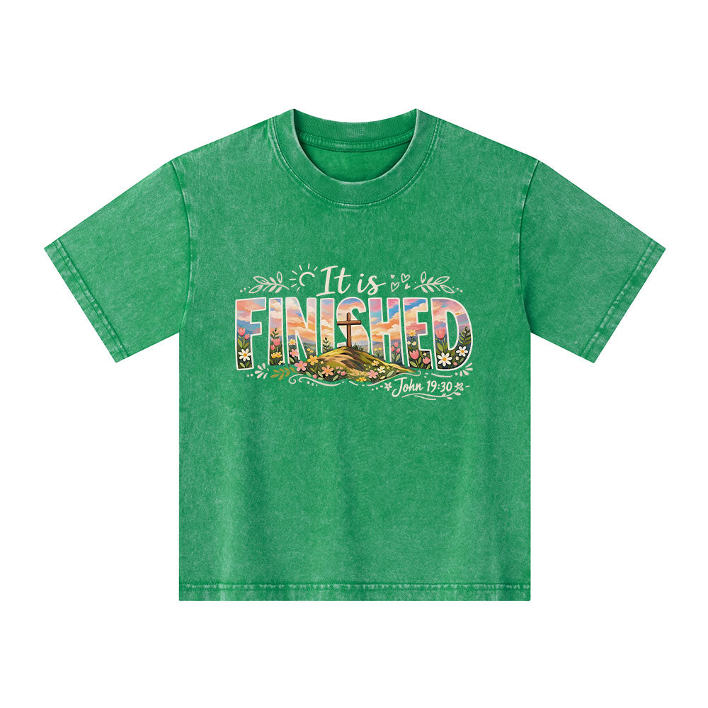 It Is Finished Christian Washed T-Shirt