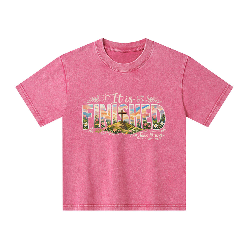 It Is Finished Christian Washed T-Shirt