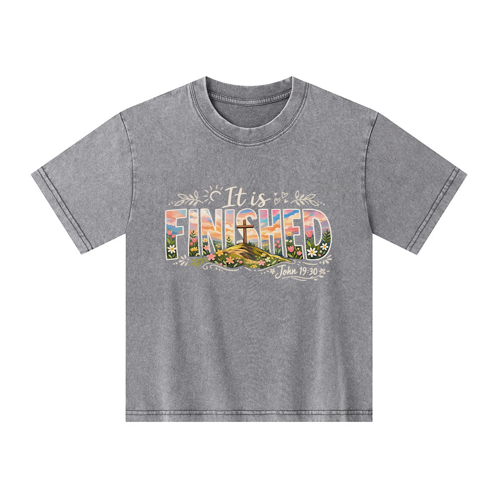 It Is Finished Christian Washed T-Shirt