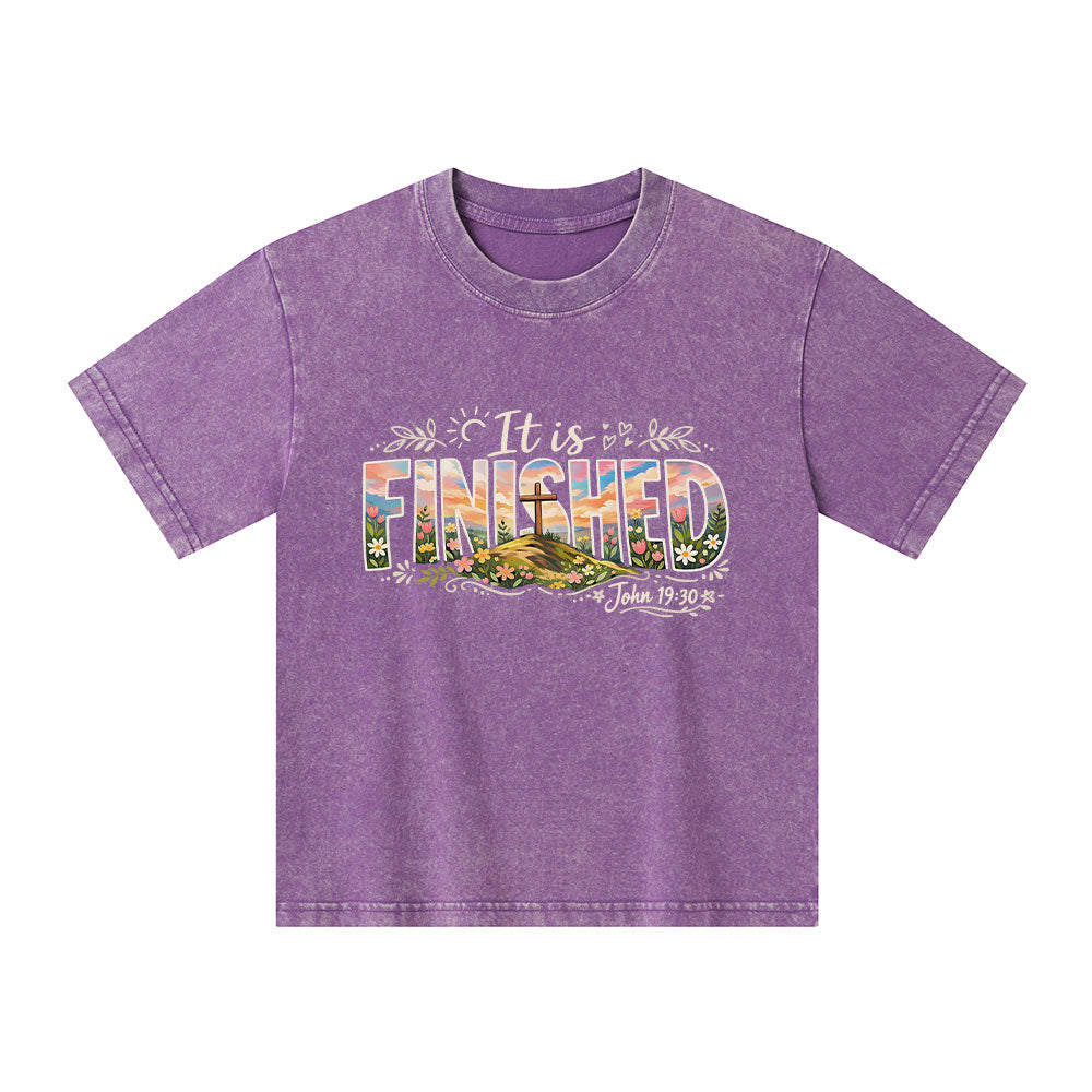 It Is Finished Christian Washed T-Shirt