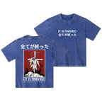 It Is Finished Christian Kid Washed T-Shirt