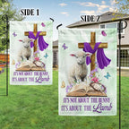 It¡¯s Not About The Bunny It¡¯s About The Lamb Christian Easter Flag